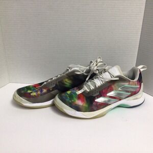 Adidas Avacourt Tennis Shoes Womens Size 9.5 ‎ Multicolor/White